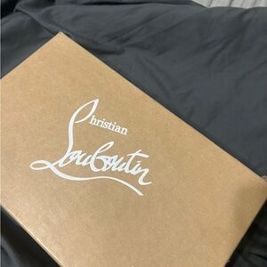Christian Louboutin Brown Shoe Box with White Logo